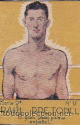 Coleccionismo deportivo: CROMO BOXEO EDITORIAL HISPANO AMERICANA RAUL BRETONEL