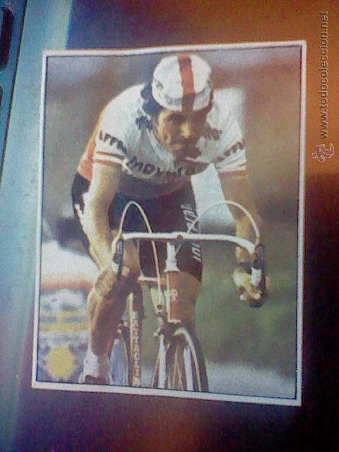 Coleccionismo deportivo: cromo recuperado chocolates hueso ciclismo merchante 1984 n&ordm; 135 giovanni battaglin