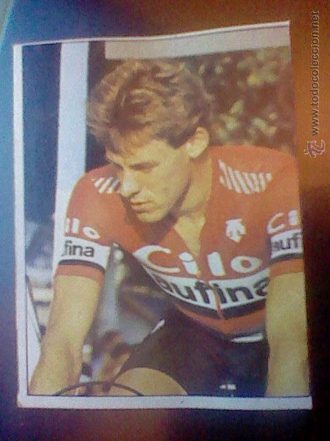 Coleccionismo deportivo: cromo recuperado chocolates hueso ciclismo merchante 1984 n&ordm; 92