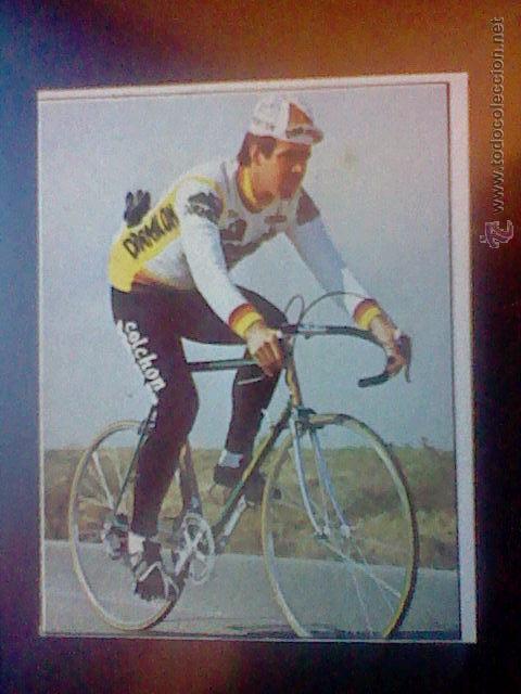 Coleccionismo deportivo: cromo recuperado chocolates hueso ciclismo merchante 1984 n&ordm; 78 gutierrez dormilon