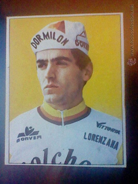 Coleccionismo deportivo: cromo recuperado chocolates hueso ciclismo merchante 1984 n&ordm; 74 vilalta  dormilon