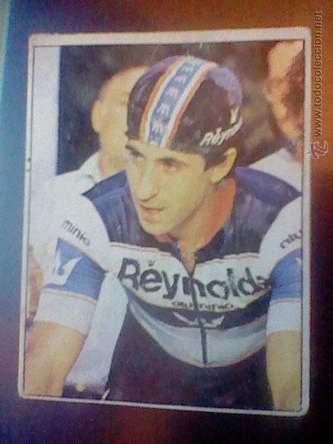 Coleccionismo deportivo: cromo recuperado chocolates hueso ciclismo merchante 1984 n&ordm; 16 laguia reynolds