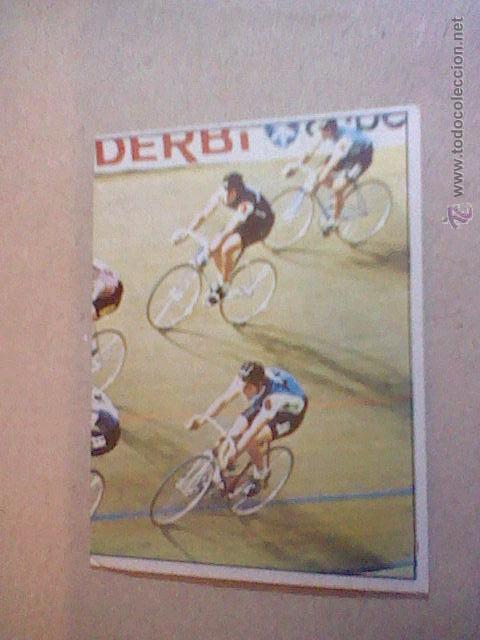 Coleccionismo deportivo: cromo SIN PEGAR NUNCA chocolates hueso ciclismo merchante 1984 n&ordm; 163 POSICION SPRINT