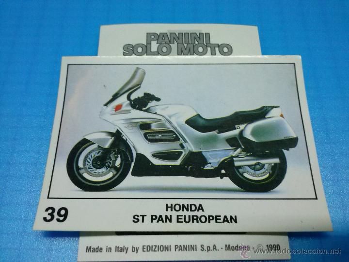 Coleccionismo deportivo: CROMO PANINI COLECCION SOLO MOTO 39 HONDA ST EUROPEAN