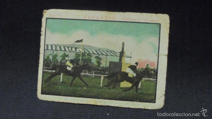 Sports collectibles: DEPORTES - N&ordm; 43 - CARRERAS DE CABALLOS - INTERESANTE MOMENTO DE LA CARRERA