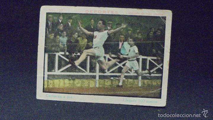 Sports collectibles: DEPORTES - N&ordm; 22 - CARRERAS A PIE - LLEGADA 100 METROS -