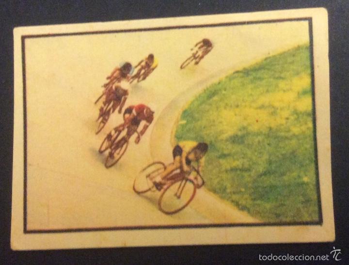 Coleccionismo deportivo: CROMO SEGUNDO ALBUM GALLINA BLANCA. SERIE 120. NUMERO 11. CICLISMO. NUNCA PEGADO