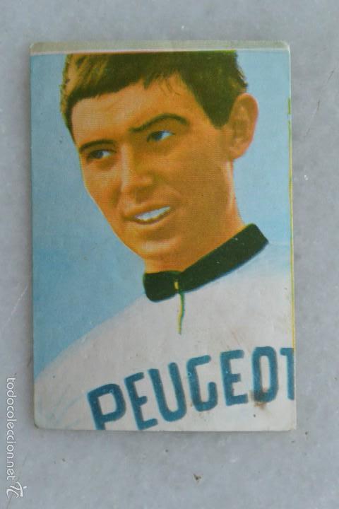 Coleccionismo deportivo: CROMO G. KARSTEN PEUGEOT CICLISTAS 1968 EDICIONES LAIDA