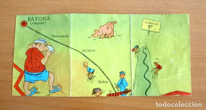 Coleccionismo deportivo: Ciclismo - N&ordm; 189, 190,191, Etapa Huesca-Bayona - Vuelta ciclista a Espa&ntilde;a 1957 - Editorial Fher