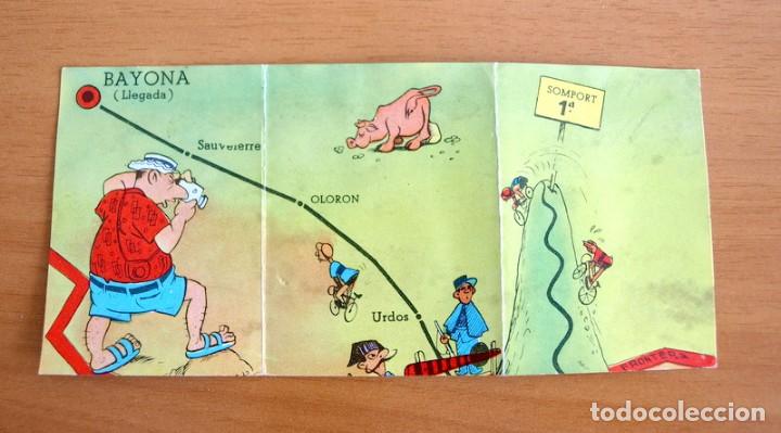 Coleccionismo deportivo: Ciclismo - N&ordm; 189, 190, 191, Etapa Huesca-Bayona - Vuelta ciclista a Espa&ntilde;a 1957 - Editorial Fher