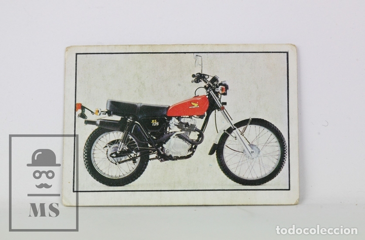 Coleccionismo deportivo: Cromo de Motociclismo - Honda XL 125, N&ordm; 87 - Editorial Este, A&ntilde;os 80