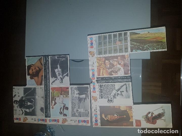 Coleccionismo deportivo: Lote de 11 cromos blendi pasta dental  historia de los juegos olimpicos el peri&oacute;dico