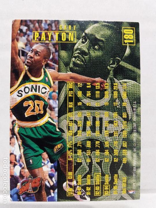 180 Gary Payton Seattle Supersonics Trading Car Buy Stickers Of Other Sports At Todocoleccion 120212222