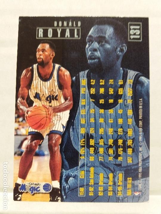 Coleccionismo deportivo: 131 DONALD ROYAL ORLANDO MAGIC Trading Card NBA FLEER 95 96 Cromo Carta Tarjeta Colecci&oacute;n