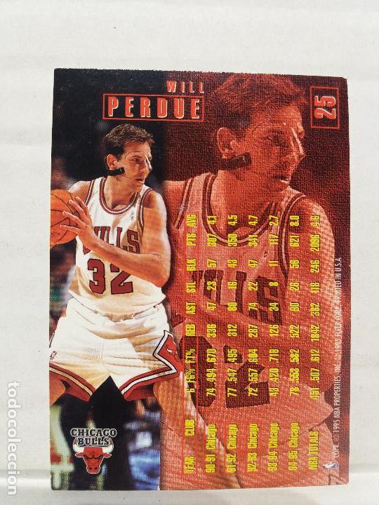 Sammelleidenschaft Sport: 25 WILL PERDUE CHICAGO BULLS Trading Card NBA FLEER 95 96 Cromo Carta Tarjeta Colecci&oacute;n