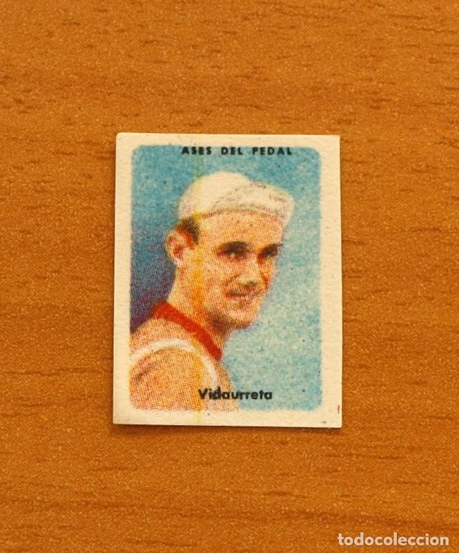 Coleccionismo deportivo: Ciclismo - Vidaurreta - Ases del pedal - A&ntilde;os 50 - Nunca pegado