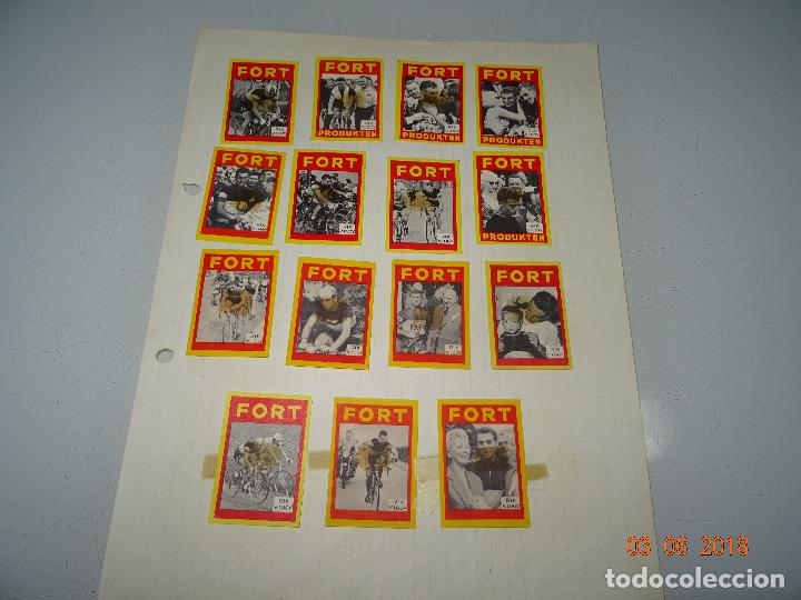 Coleccionismo deportivo: Antiguos Cromos del Ciclista RIK V. LOOY Premium de Productos FORT - A&ntilde;o 1960s.