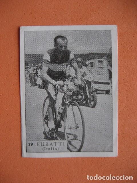 Coleccionismo deportivo: CICLISMO: N&ordm; 19 BURATTI - ASES DEL PEDAL - CORRIENDO HACIA LA META - EXCLUSIVAS TRIUNFO 1960