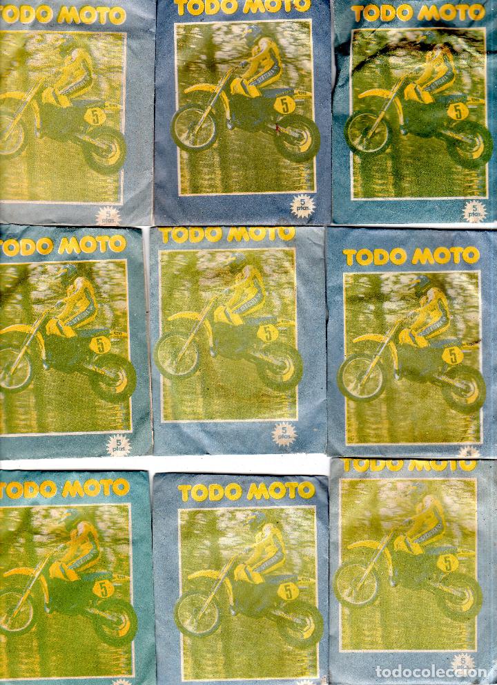 Colecionismo desportivo: TODO MOTO. CROMOS CANO. 9 SOBRES SIN ABRIR. CON CROMOS. NUEVOS.