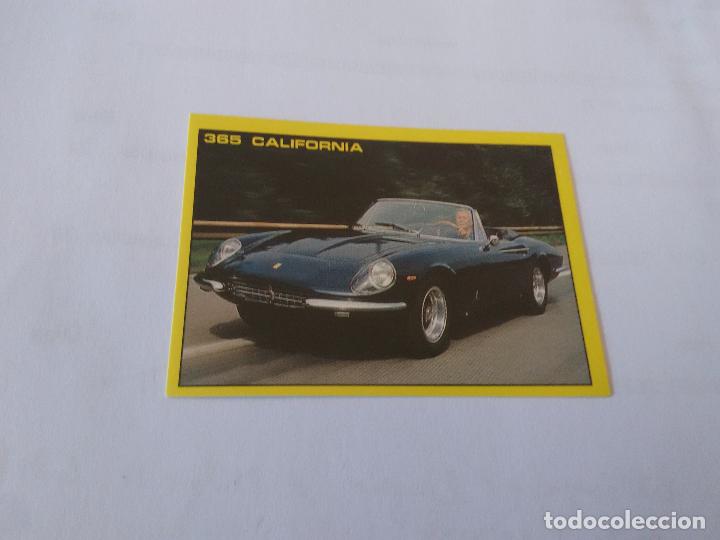 Coleccionismo deportivo: ANTIGUO CROMO 365 CALIFORNIA COLECCI&Oacute;N FERRARI DE PANINI (N&ordm; 103)