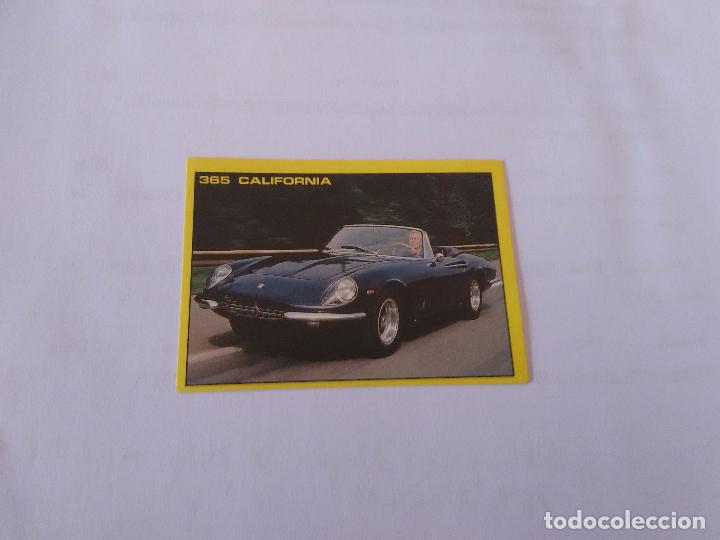 Coleccionismo deportivo: ANTIGUO CROMO 365 CALIFORNIA COLECCI&Oacute;N FERRARI DE PANINI (N&ordm; 103)