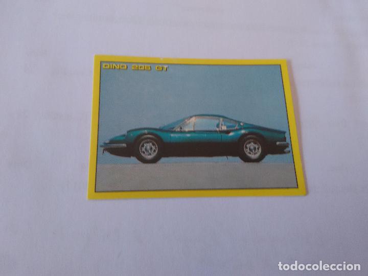 Coleccionismo deportivo: ANTIGUO CROMO DINO 206 GT COLECCI&Oacute;N FERRARI DE PANINI (N&ordm; 102)