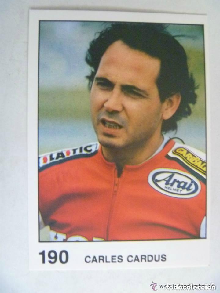 Coleccionismo deportivo: SOLO MOTO , PEGATINA DE PANINI . N&ordm; 190, CARLES CARDUS