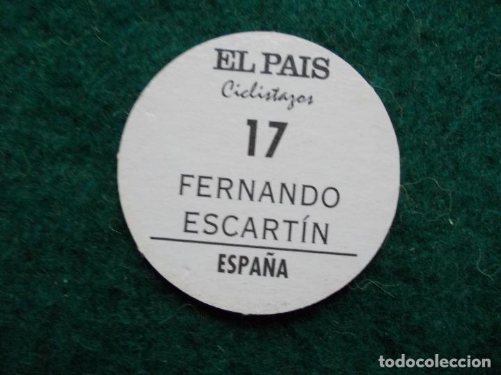 Coleccionismo deportivo: Cromo tazo cromos tazos El Pais ciclistas n&ordm; 17