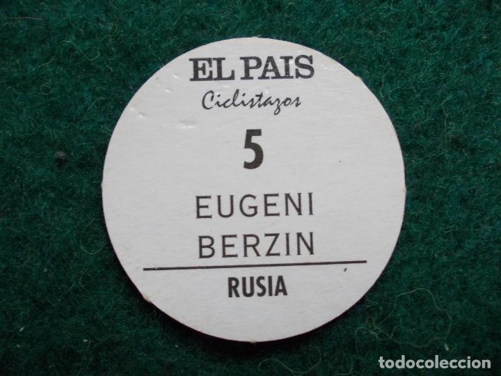 Coleccionismo deportivo: Cromo tazo cromos tazos El Pais ciclistas n&ordm; 5