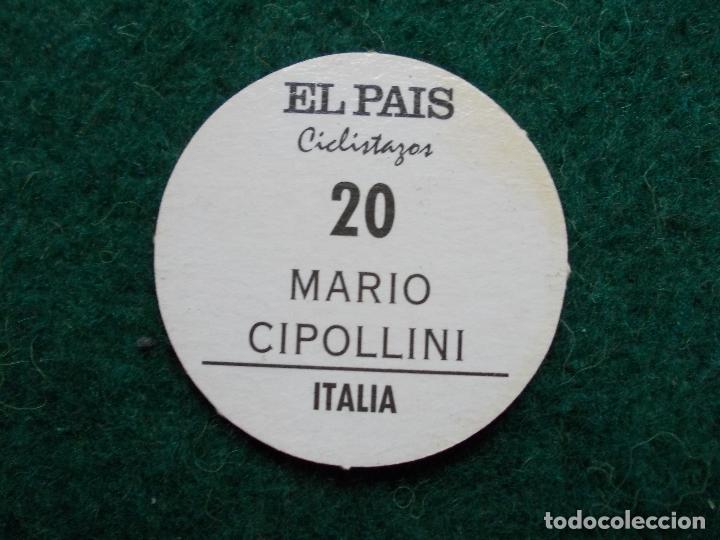 Coleccionismo deportivo: Cromo tazo cromos tazos El Pais ciclistas n&ordm; 20