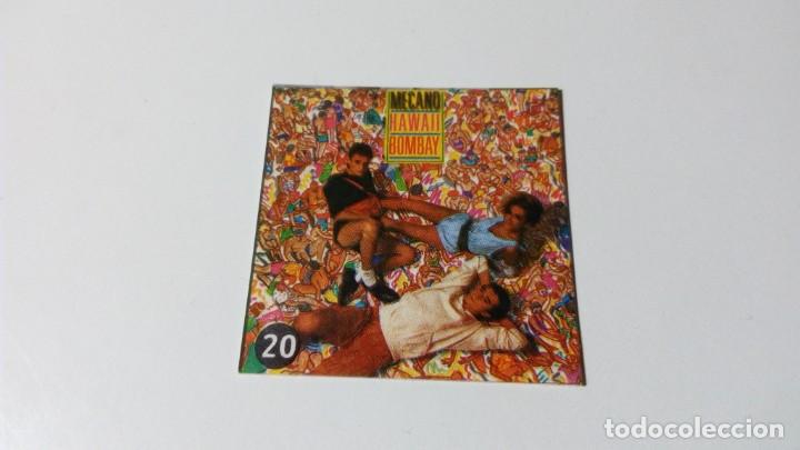 Coleccionismo deportivo: N&ordm; 20 MECANO HAWAII BOMBAY CROMO PEGATINA RITMO GUAY GUAI A&Ntilde;OS 80 ARTISTA CANTANTE