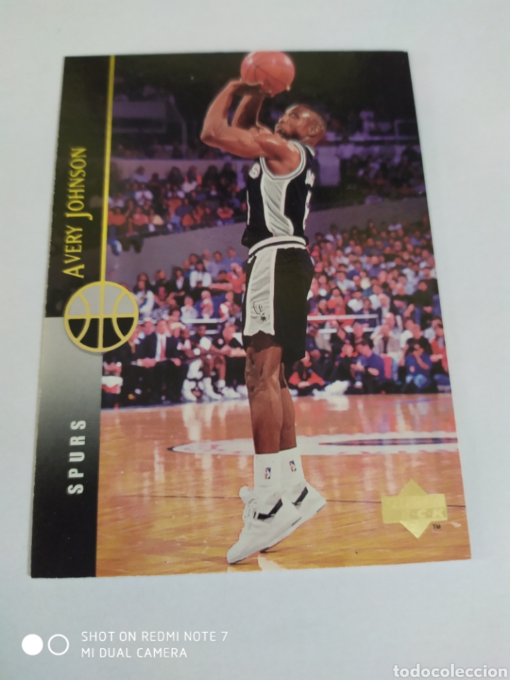 Collezionismo sportivo: Avery Johnson 43 NBA upper deck 94-95 San Antonio Spurs
