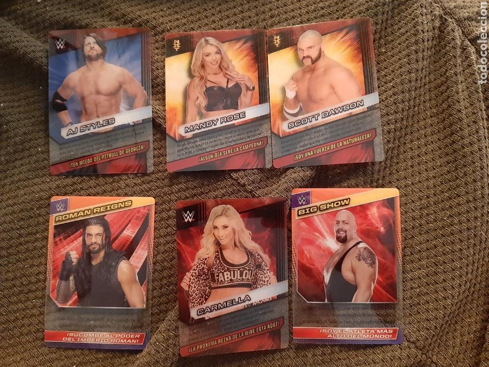 Coleccionismo deportivo: LOTE 6 CARDS NUEVAS PANINI WWE 2016