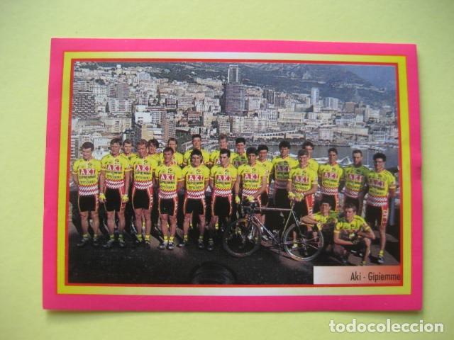 Coleccionismo deportivo: CICLISMO: AKI-GIPIEMME 1995 - CROMO DE LA PLANTILLA - GIRO ITALIA 1995