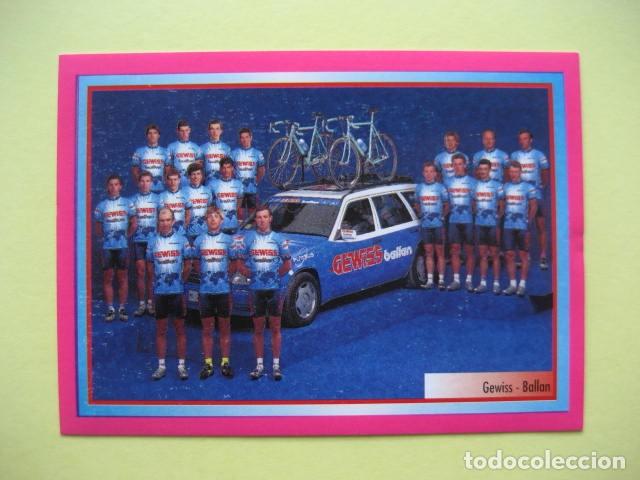 Coleccionismo deportivo: CICLISMO: GEWISS BALLAN 1995 - CROMO DE LA PLANTILLA - GIRO ITALIA 1995