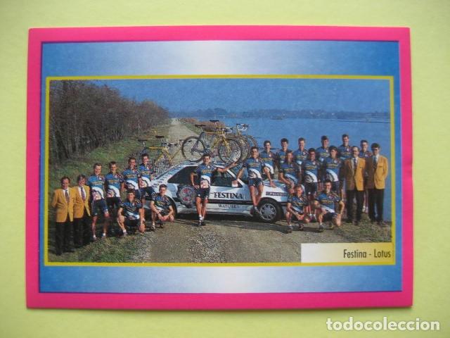 Coleccionismo deportivo: CICLISMO: FESTINA LOTUS 1995 - CROMO DE LA PLANTILLA - GIRO ITALIA 1995