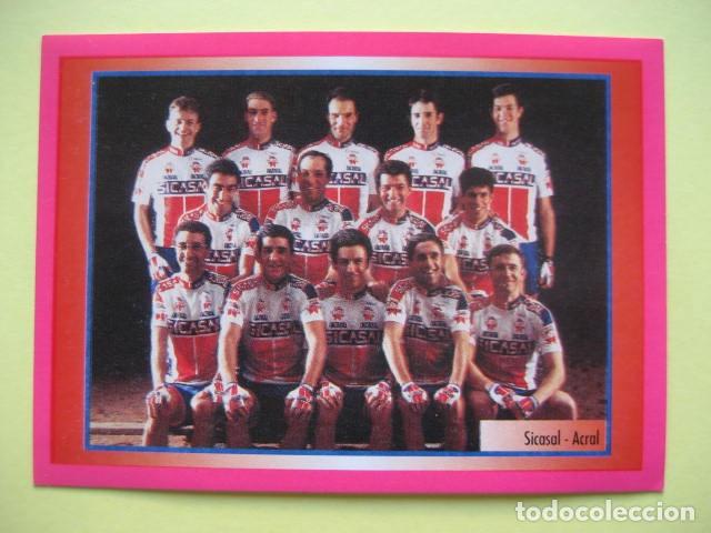 Coleccionismo deportivo: CICLISMO: SICASAL ACRAL 1995 - CROMO DE LA PLANTILLA - GIRO ITALIA 1995