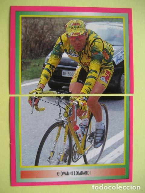 Coleccionismo deportivo: CICLISMO: TEAM POLTI 1995 - CROMO DEL LIDER: GIOVANNI LOMBARDI - GIRO ITALIA 1995