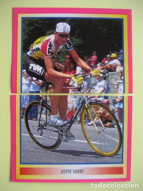 Coleccionismo deportivo: CICLISMO: TVM 1995 - CROMO DEL LIDER: JESPER SKIBBY - GIRO ITALIA 1995