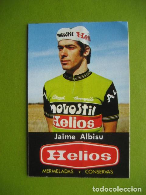 Coleccionismo deportivo: CICLISMO: CROMO CICLISTA JAIME ALBISU - NOVOSTIL HELIOS 1979