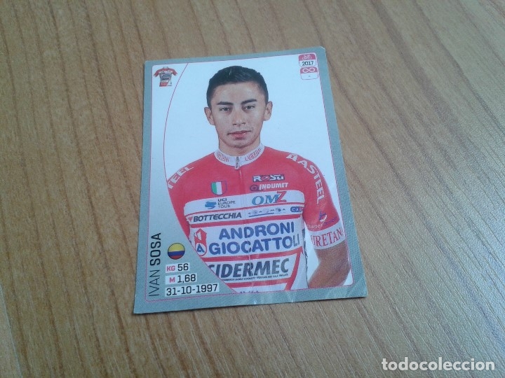 Coleccionismo deportivo: Ivan Sosa -- n&ordm; 42 -- Giro d&acute;Italia -- Ciclismo -- La Gazzetta dello Sport -- Panini