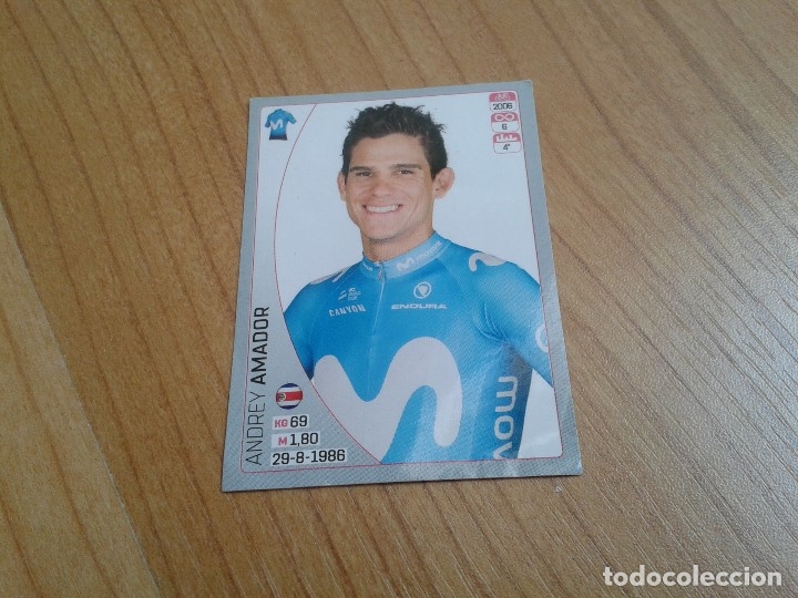 Coleccionismo deportivo: Andrey Amador -- n&ordm; 191 -- Giro d&acute;Italia -- Ciclismo -- La Gazzetta dello Sport -- Panini