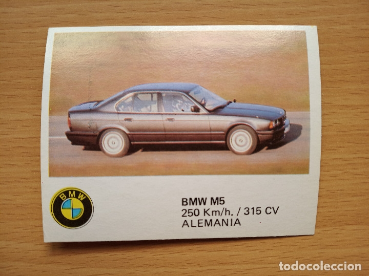 Coleccionismo deportivo: 16 BMW M5 AUTO 2000 COMIC ROMO SOLO AUTO A&Ntilde;O 1988 CROMO SIN PEGAR NUNCA PEGADO