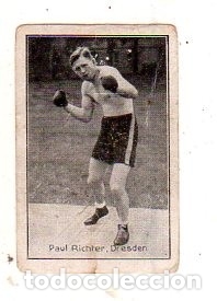 Coleccionismo deportivo: COLECCIONISMO DEPORTIVO BOXEO. CROMO RICHARD GREILING. PAUL RICHTER. VER FOTOS.