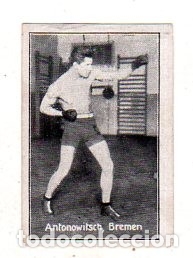 Colecionismo desportivo: COLECCIONISMO DEPORTIVO BOXEO. CROMO RICHARD GREILING. ANTONOWITSCH. VER FOTOS.