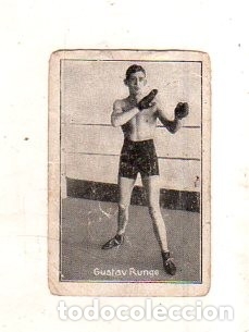 Colecionismo desportivo: COLECCIONISMO DEPORTIVO BOXEO. CROMO RICHARD GREILING. GUSTAV RUNGE. VER FOTOS.
