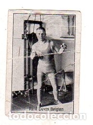 Colecionismo desportivo: COLECCIONISMO DEPORTIVO BOXEO. CROMO RICHARD GREILING. RENE DEVOS, BELGIEN. VER FOTOS.