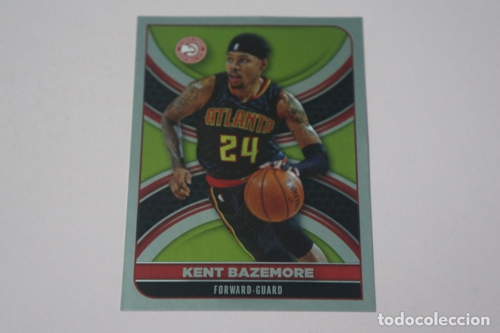 Coleccionismo deportivo: CROMO DE BALONCESTO KENT BAZEMORE DE ATLANTA HAWKS N&ordm; 7 LIGA NBA 2017-2018/17-18 DE PANINI