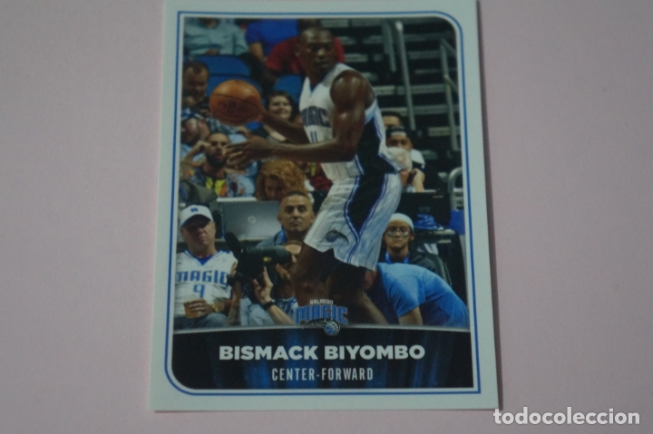 Coleccionismo deportivo: CROMO BALONCESTO BISMACK BIYOMBO DEL ORLANDO MAGIC SIN PEGAR N&ordm; 149 LIGA NBA 2017-2018/17-18 PANINI
