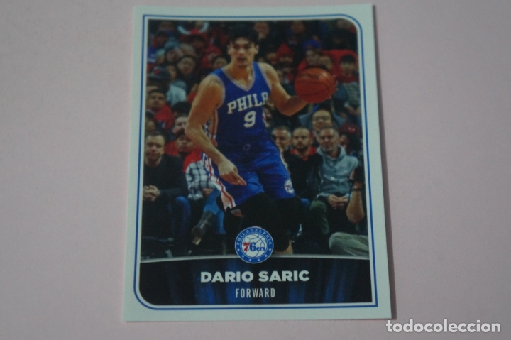 Coleccionismo deportivo: CROMO BALONCESTO DARIO SARIC DE PHILADELPHIA 76ERS SIXERS SIN PEGAR N&ordm; 160 LIGA NBA 2017-2018 PANINI